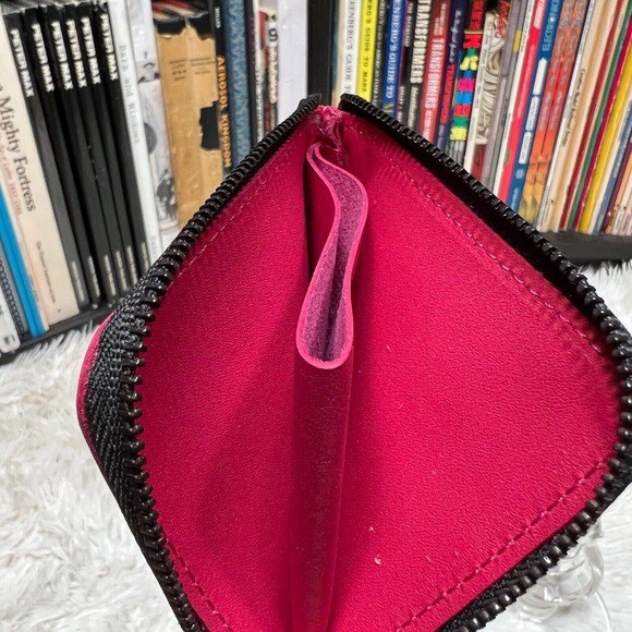 AMPERSAND AS APOSTROPHE HALF-ZIP WALLET ROSE - Picture 4 of 4